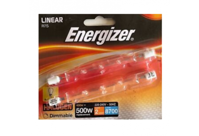 Energizer Linear R7S Bulb (Halogen / 500W / Dimmable) x 2
